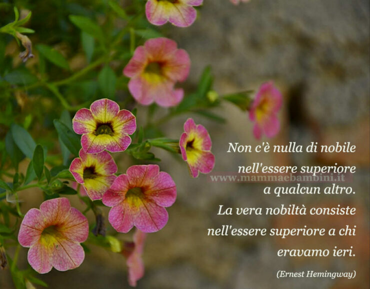 Frase del giorno sulla nobilta' - Mamma e Bambini