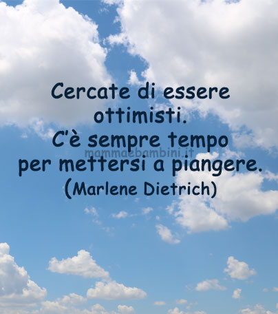 frase del giorno ottimismo