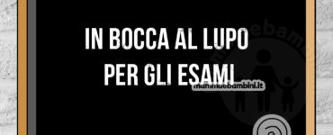 in bocca al lupo esami