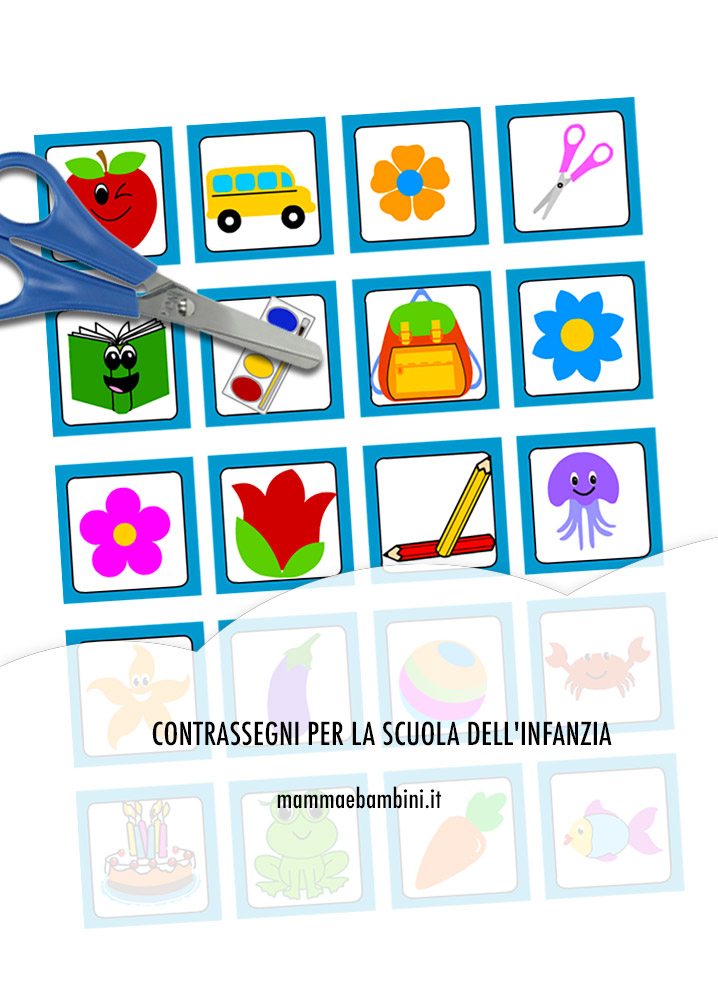 contrassegni scuola infanzia
