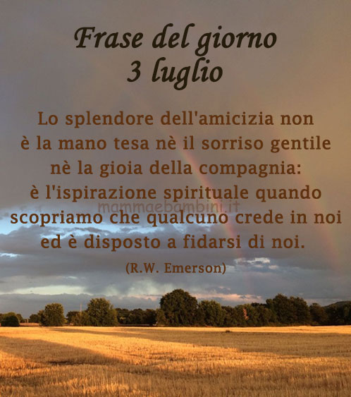 frase del giorno amicizia