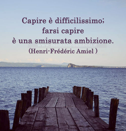 frase del giorno capire