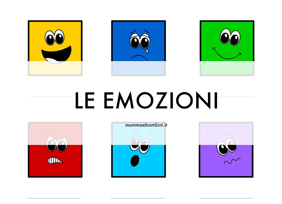 Tabella delle emozioni 1 le emozioni