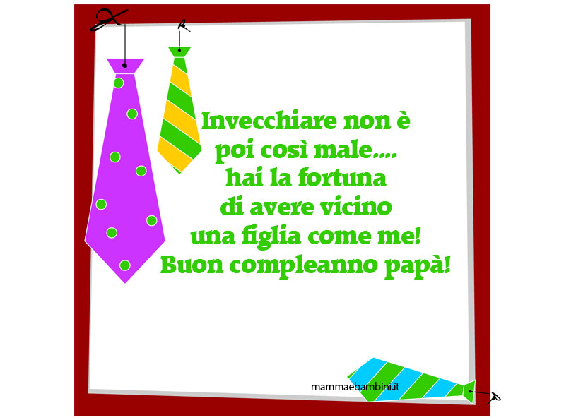 cartolina buon compleanno papa
