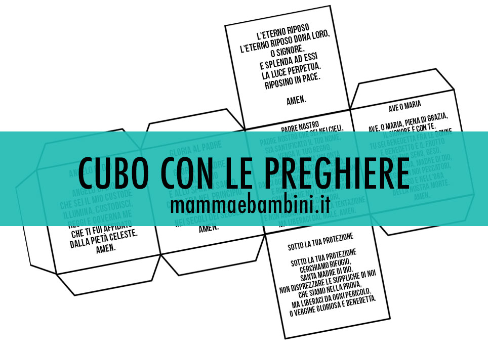catechismo cubo preghiere