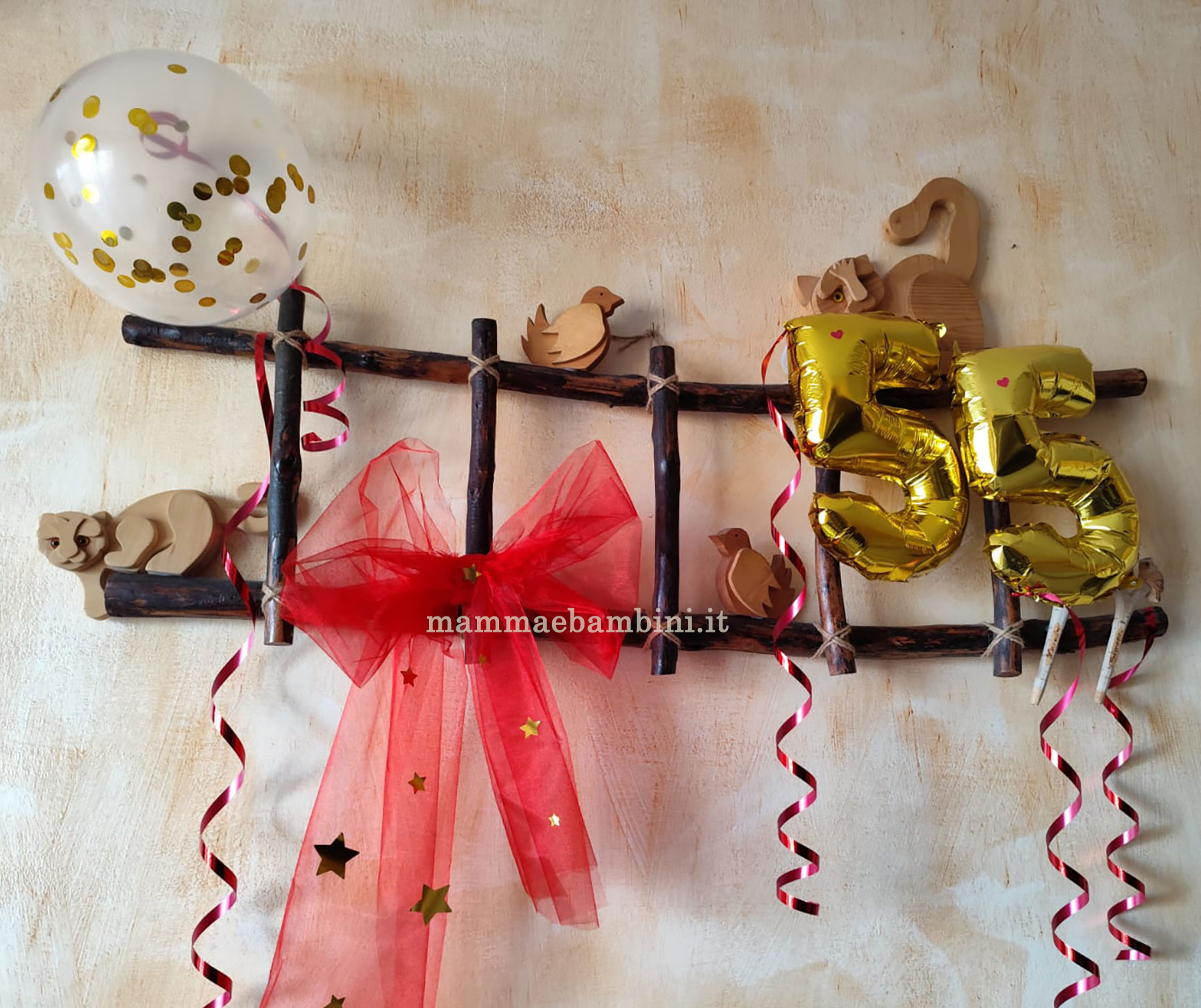 decorazioni compleanno 55