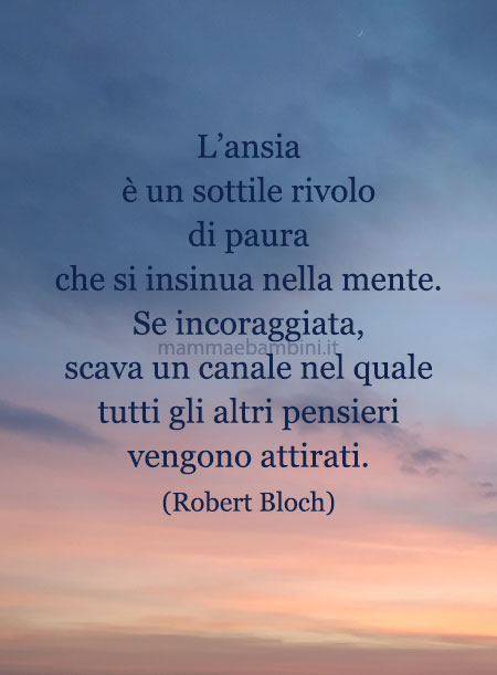 frase del giorno ansia