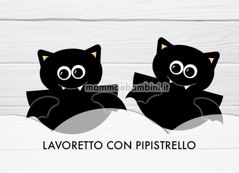 lavoretto pipistrello carta