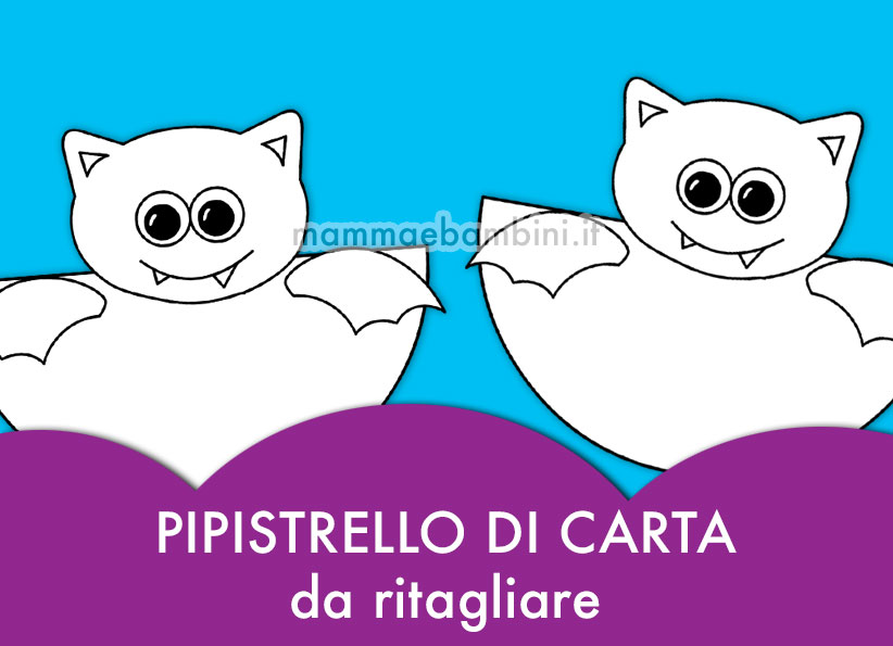 sagome pipistrello carta