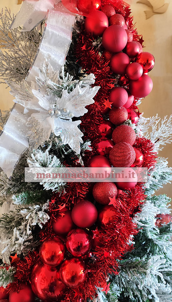 addobbo albero natale palline