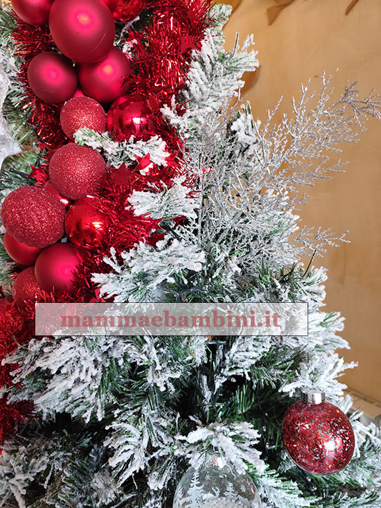 albero bianco rosso natale 2
