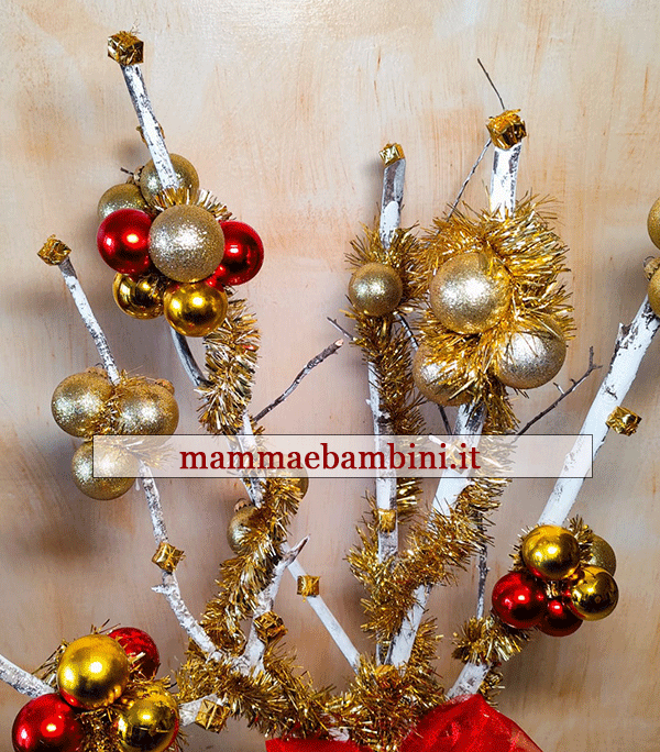 albero rami secchi decorato 1