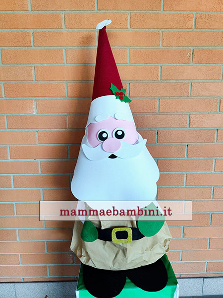 Babbo Natale per androne condominiale