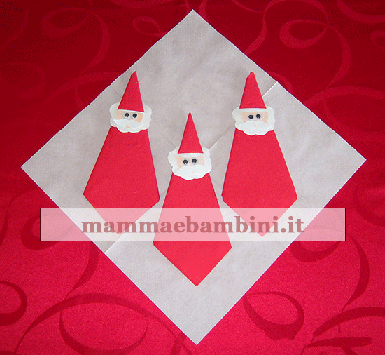babbo natale tovaglioli 3