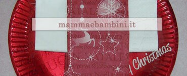 decorare tavola natale tovaglioli