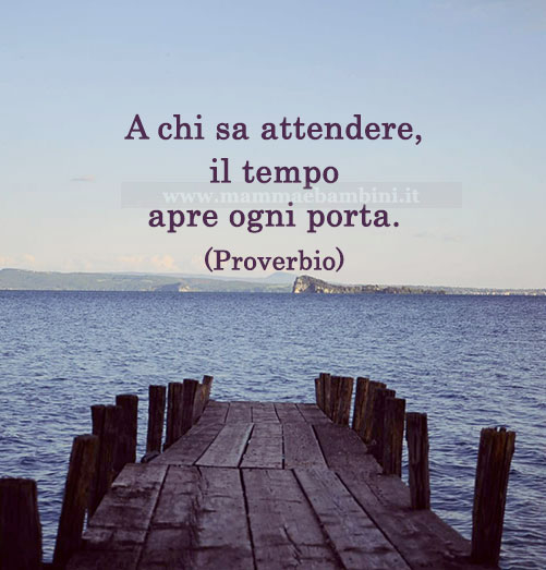 frase del giorno attendere