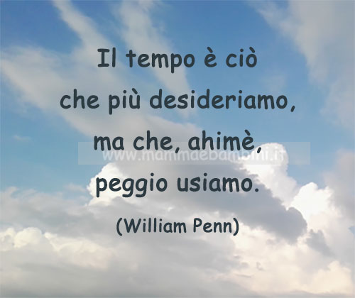 frase del giorno tempo