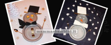 natale pupazzi neve piatti