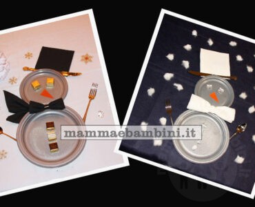 natale pupazzi neve piatti