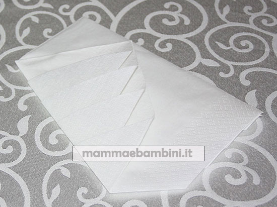 tutorial tovagliolo piegato albero 6