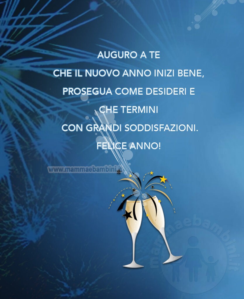 auguri buon anno immagine