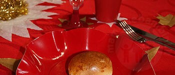 decorare tavola natale 2 sottopiatto