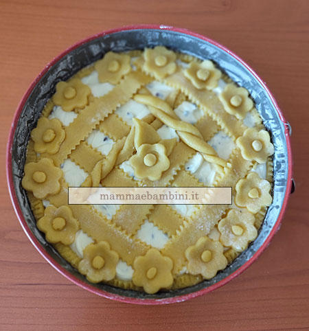 decorazione crostata ricotta mascarpone 2