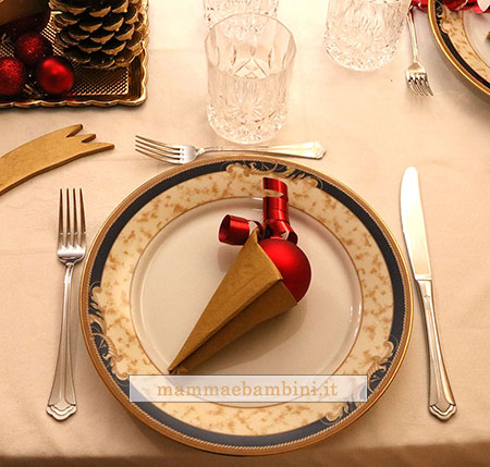 mise en place natale piatto portata