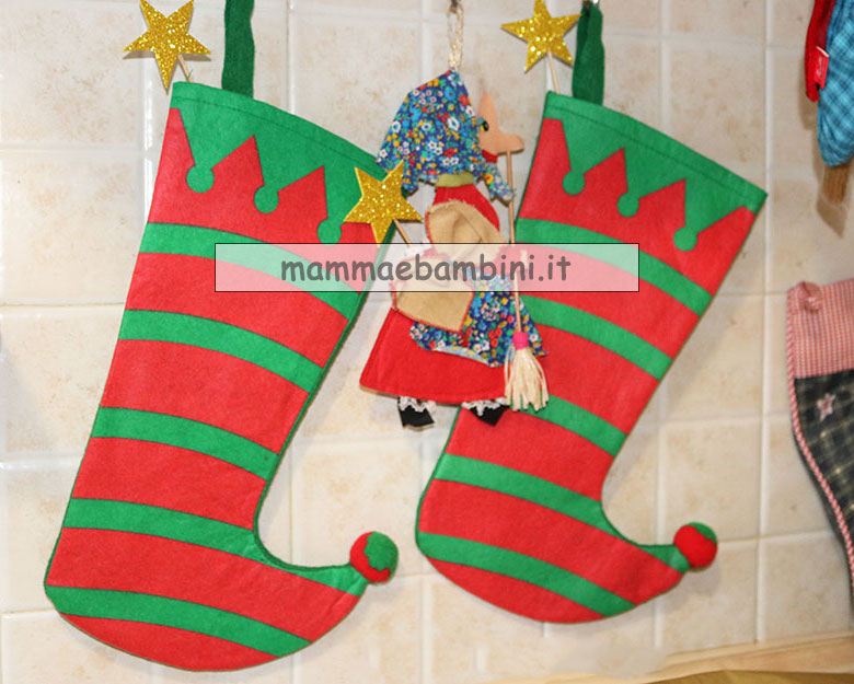 decorazione cucina calze befana 1