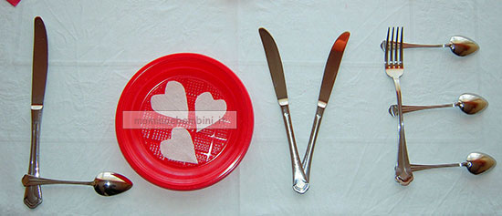 decorazioni tavola san valentino 2