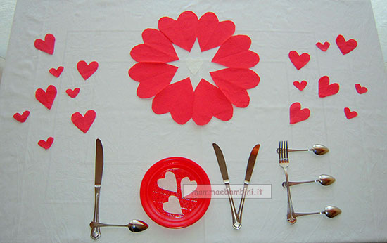 decorazioni tavola san valentino 3