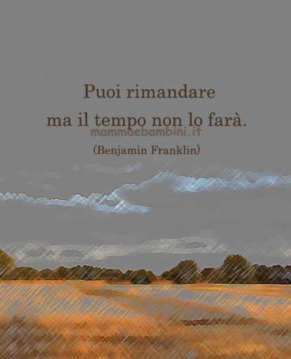 frase del giorno rimandare
