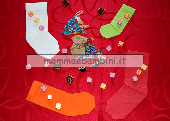 Tutorial Calza Befana con tovaglioli