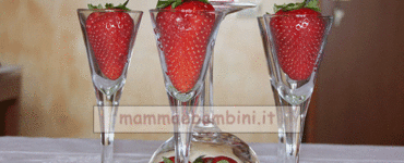 centrotavola con fragole