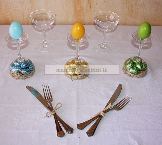 decorazioni pasqua tavola