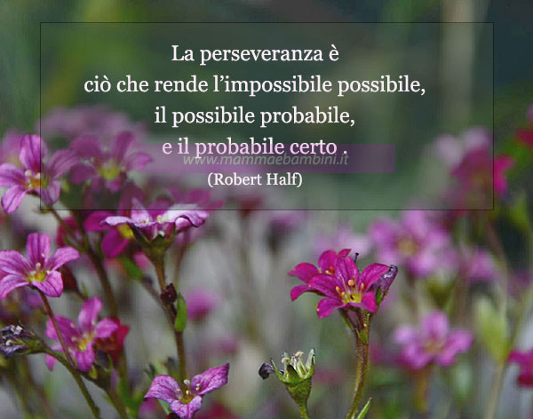 frase del giorno perseveranza