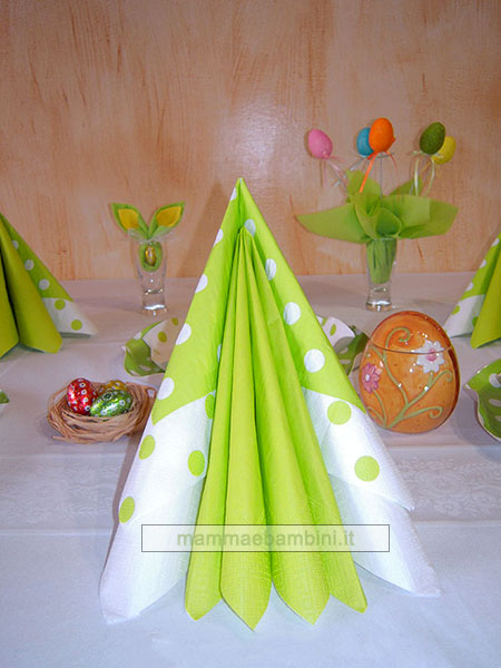 pasqua come apparecchiare 6 tovagliolo