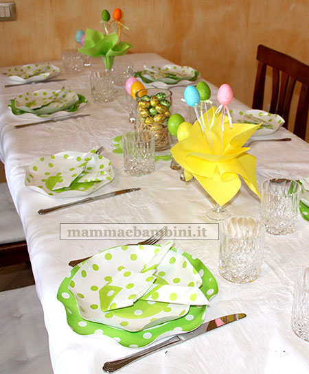 tavola pasqua verde 1