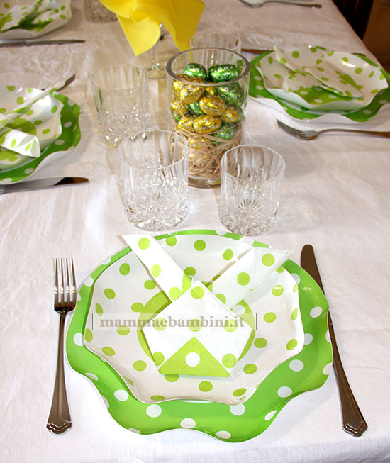tavola pasqua verde 5
