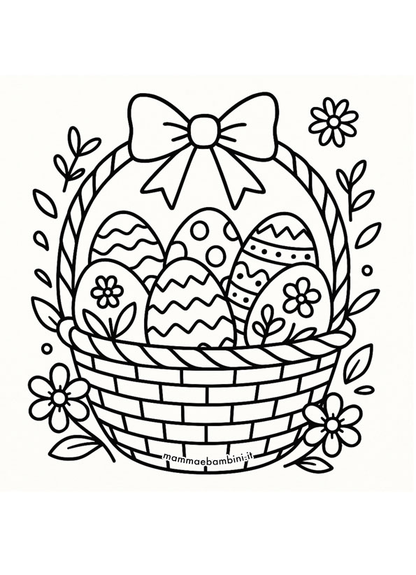 cestino uova pasqua