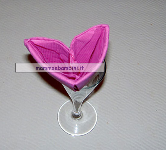 tutorial tovagliolo pasqua coniglio 14