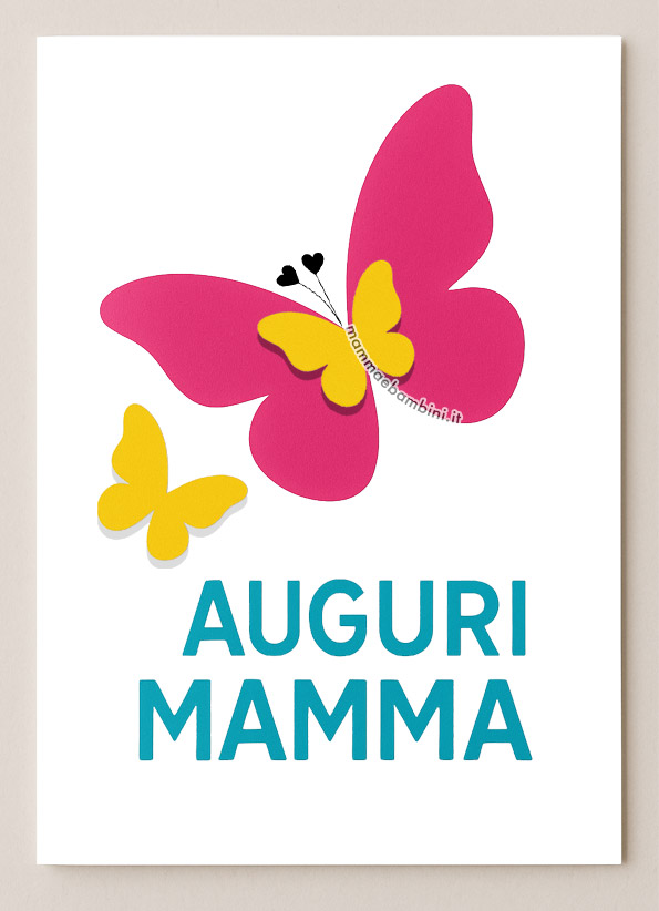 biglietto auguri mamma