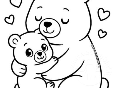 mamma orsa cucciolo