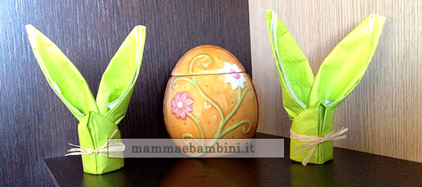 pasqua decorazioni tovaglioli coniglio 1