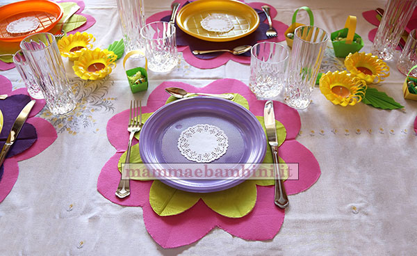 tavola colorata per primavera 1