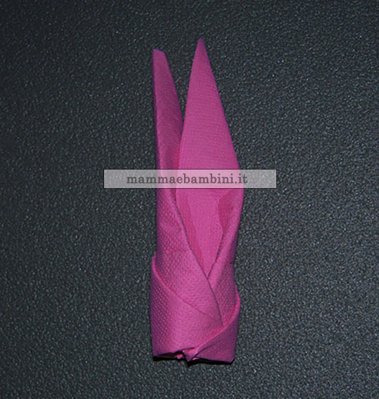 tutorial coniglio tovaglioli 14