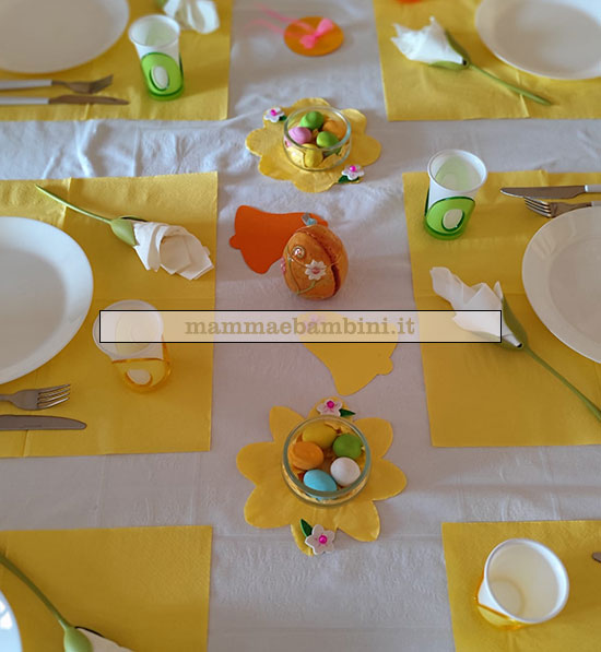 Tavola colorata Pasqua 3