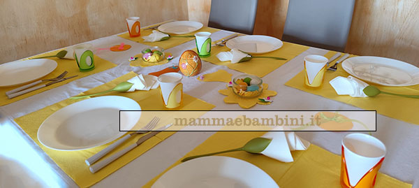 Tavola colorata Pasqua 5