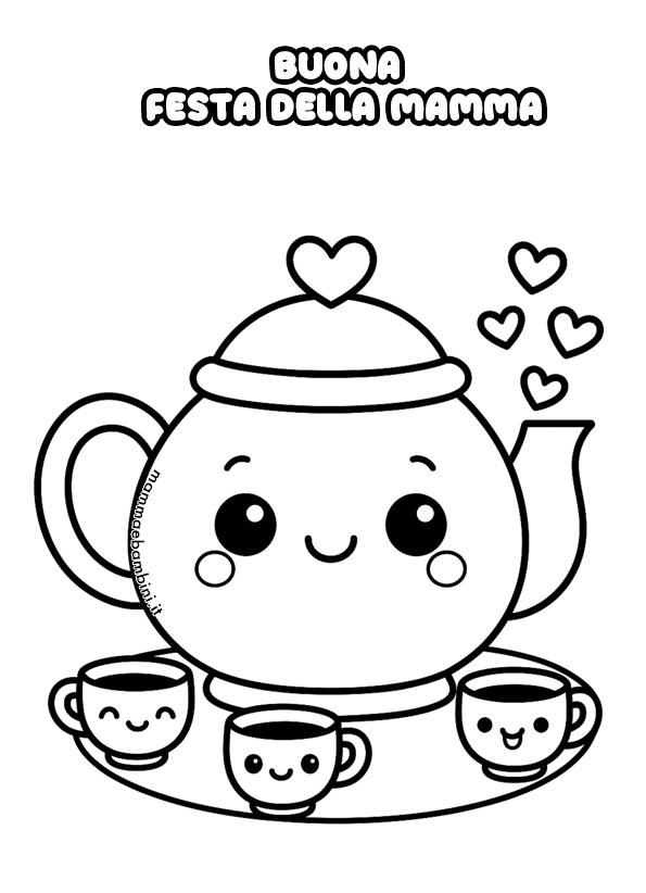 disegno festa mamma