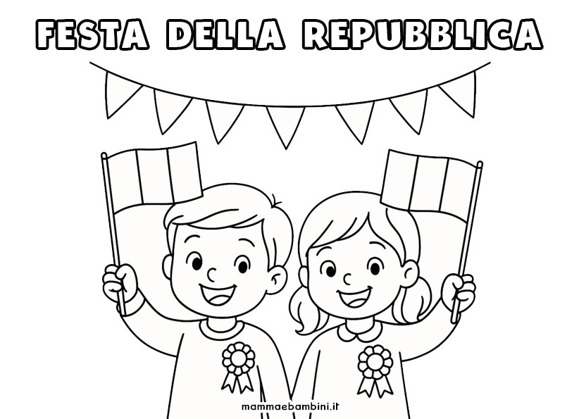 festa della repubblica bambini